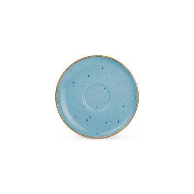 Untertasse Collect aus Porzellan, 12 cm, blau