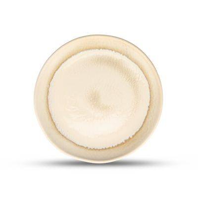 Flacher Teller Sand Basis, 28 cm