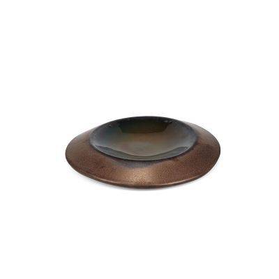 Tiefer Teller Cone, 27 × 17,5 × 4 cm, gold