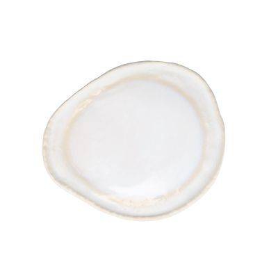 Flacher Teller pure Pearl Icon, 29 x 25 cm, perle