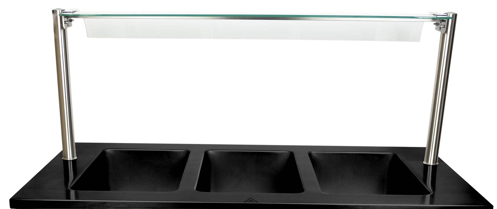 SARO Spuckschutzwand zum Bain Marie Trolley BTS-2