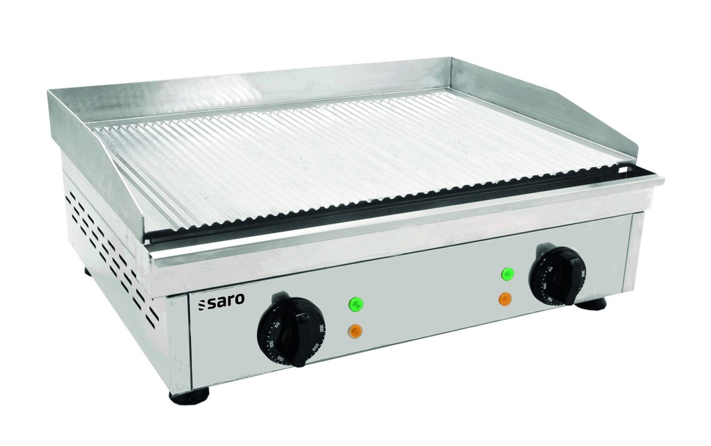 SARO Griddleplatte gerillt, Modell FRY TOP GM 610 R