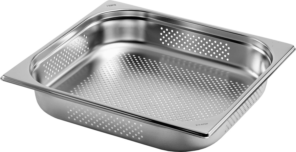 SARO BUDGET LINE GN-Behälter 2/3 GN perforiert T 100mm