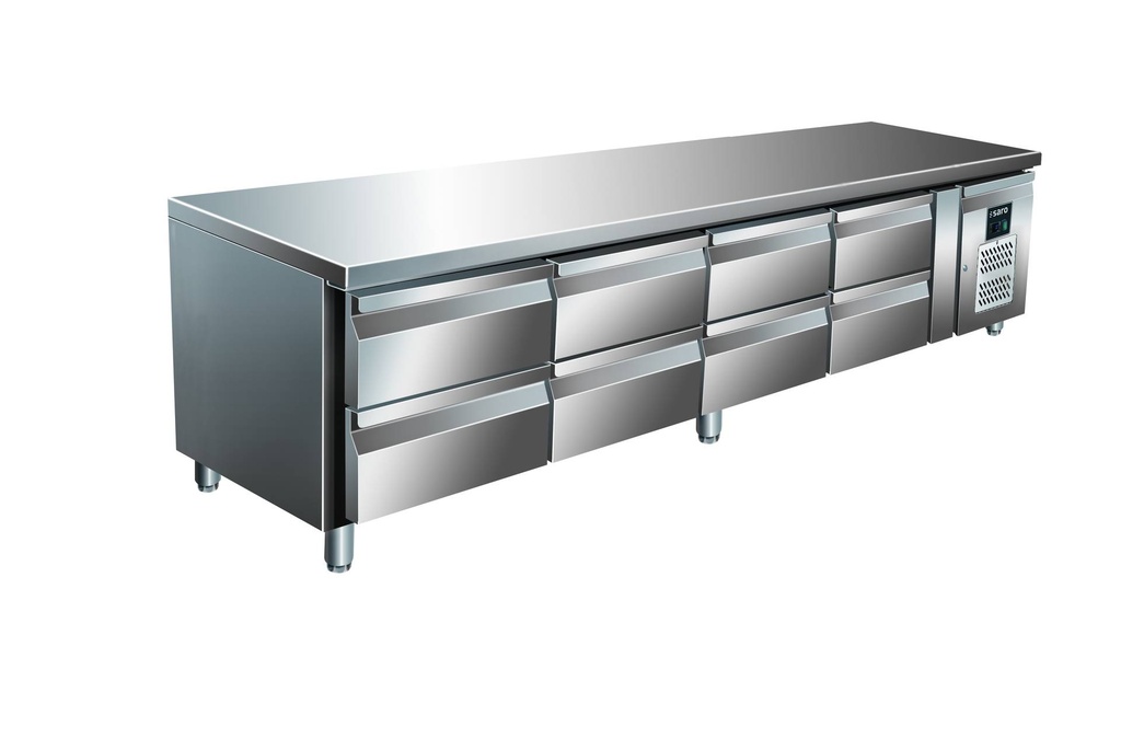 SARO Unterbaukühltisch, 4x2 Schubladen, UGN 4180 TN