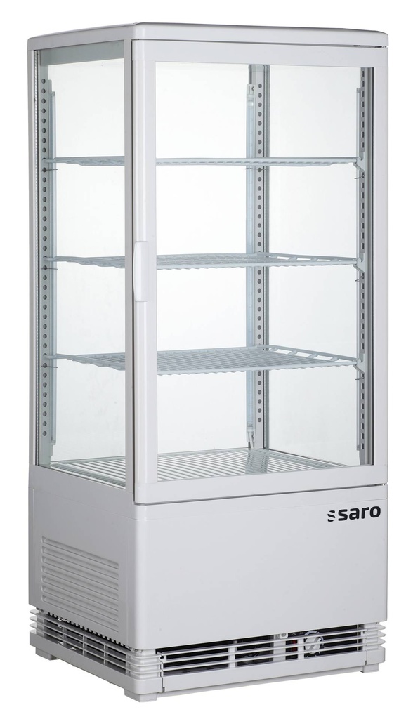 SARO Kühlvitrine 78 Liter, Modell SC 80 weiß