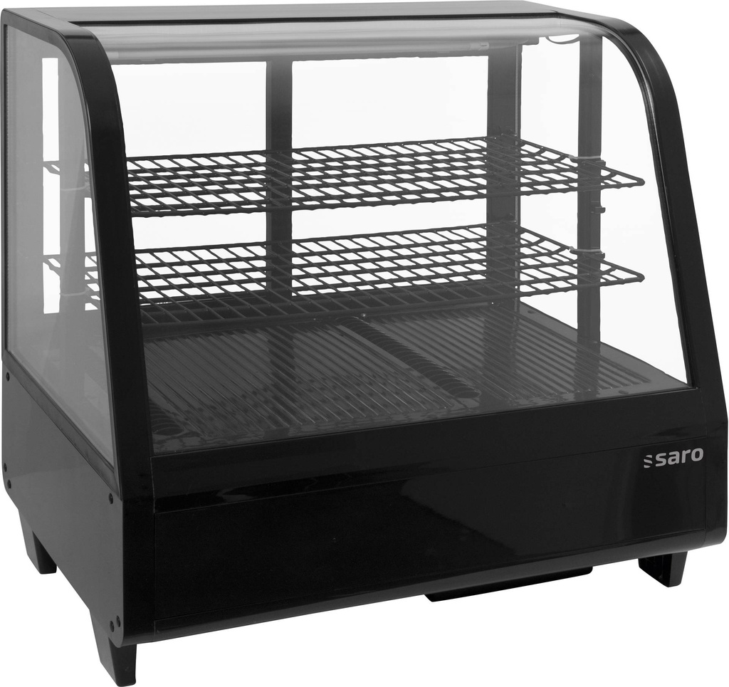 SARO Kühlvitrine 100 Liter, Modell KATRIN schwarz
