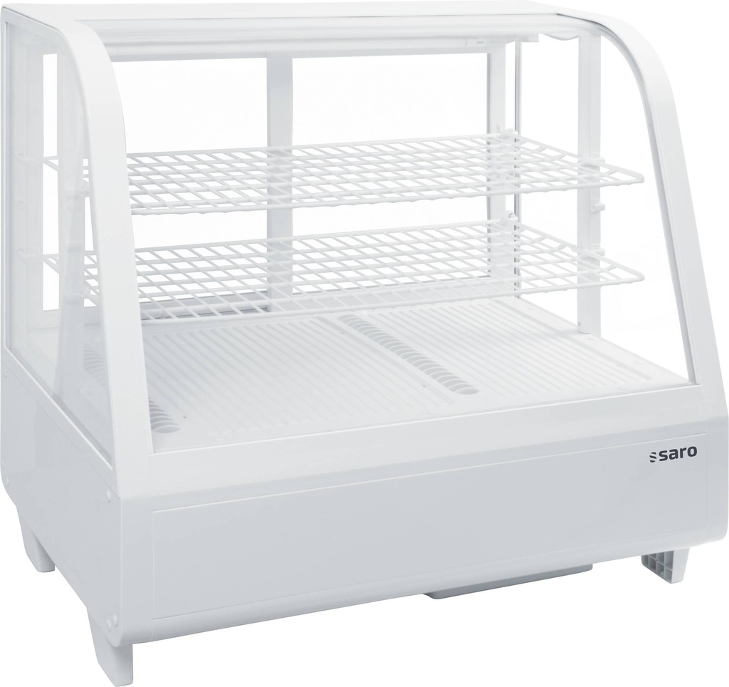 SARO Kühlvitrine 100 Liter, Modell KATRIN weiß