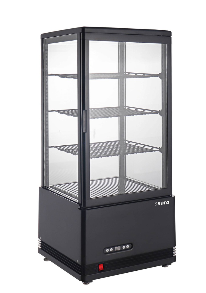 SARO Kühlvitrine Modell SC 70 AV, schwarz