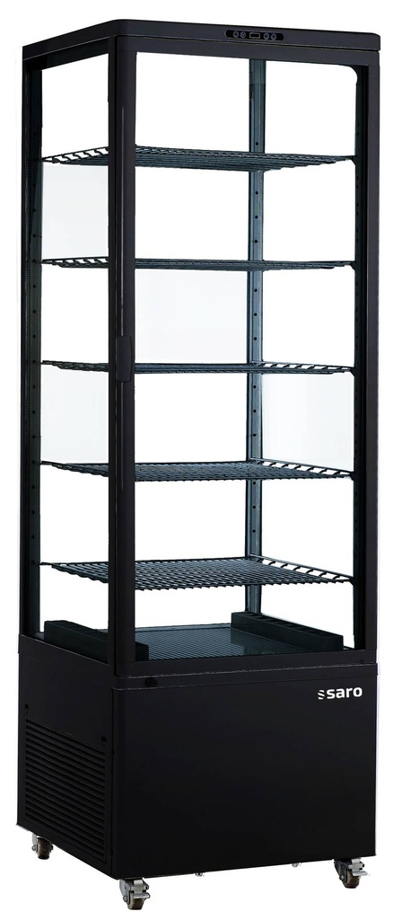 SARO Kühlvitrine Modell LENN, schwarz