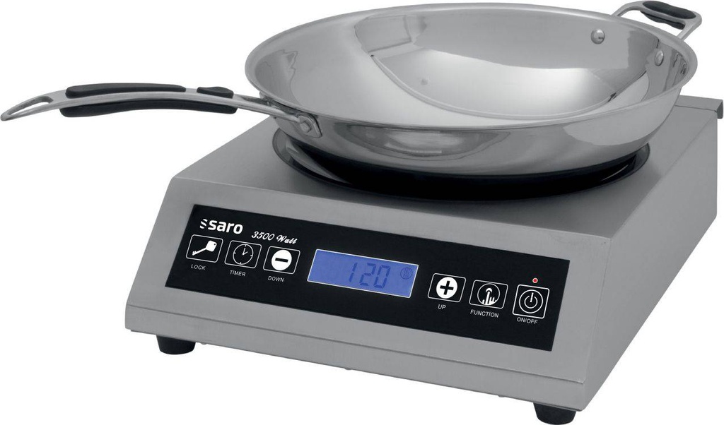 SARO Wok-Induktionskochfeld inkl. Wok, Modell LOUISA