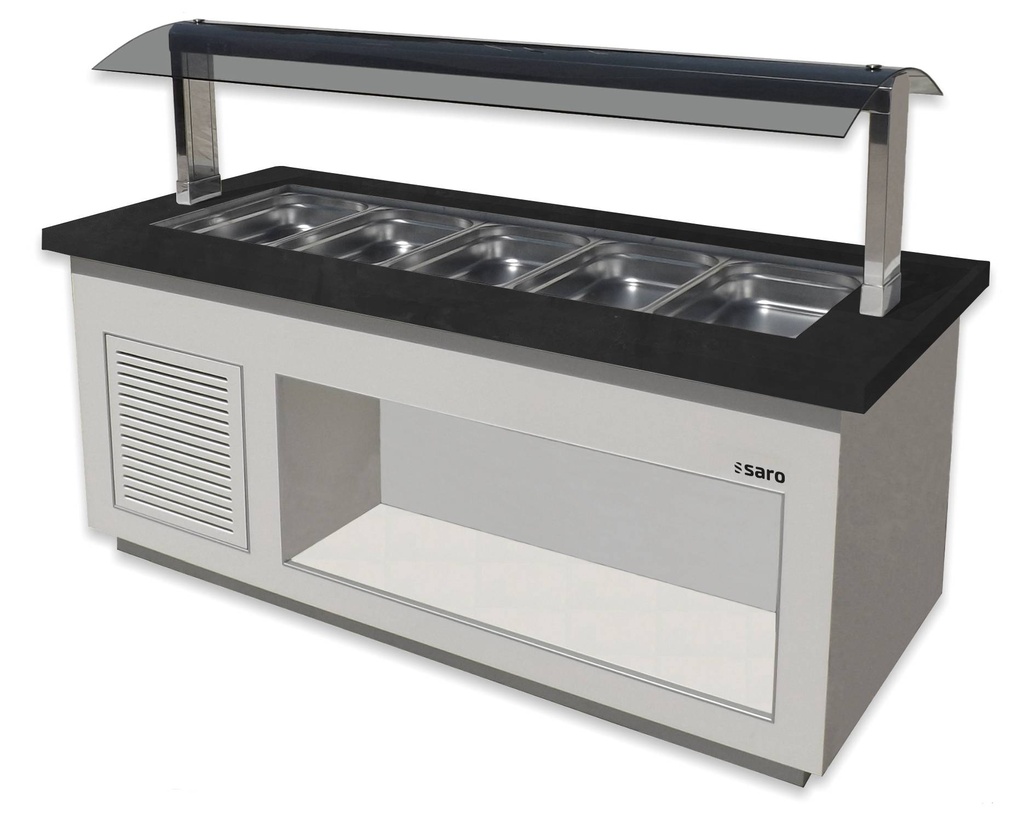 SARO Salatbar für 5x 1/1 GN, PREMIUM LINE SB-K200 weiß