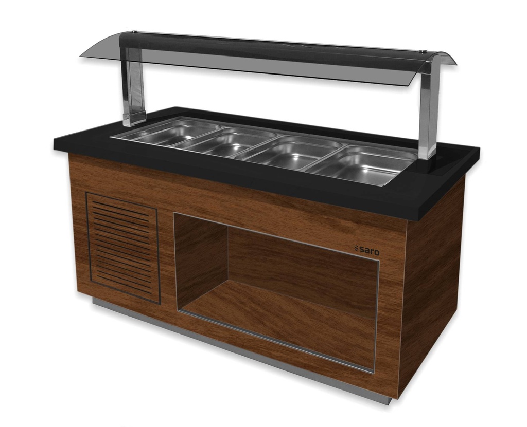 SARO Heißes Buffet Modell PREMIUM LINE SB-H170 Walnuss