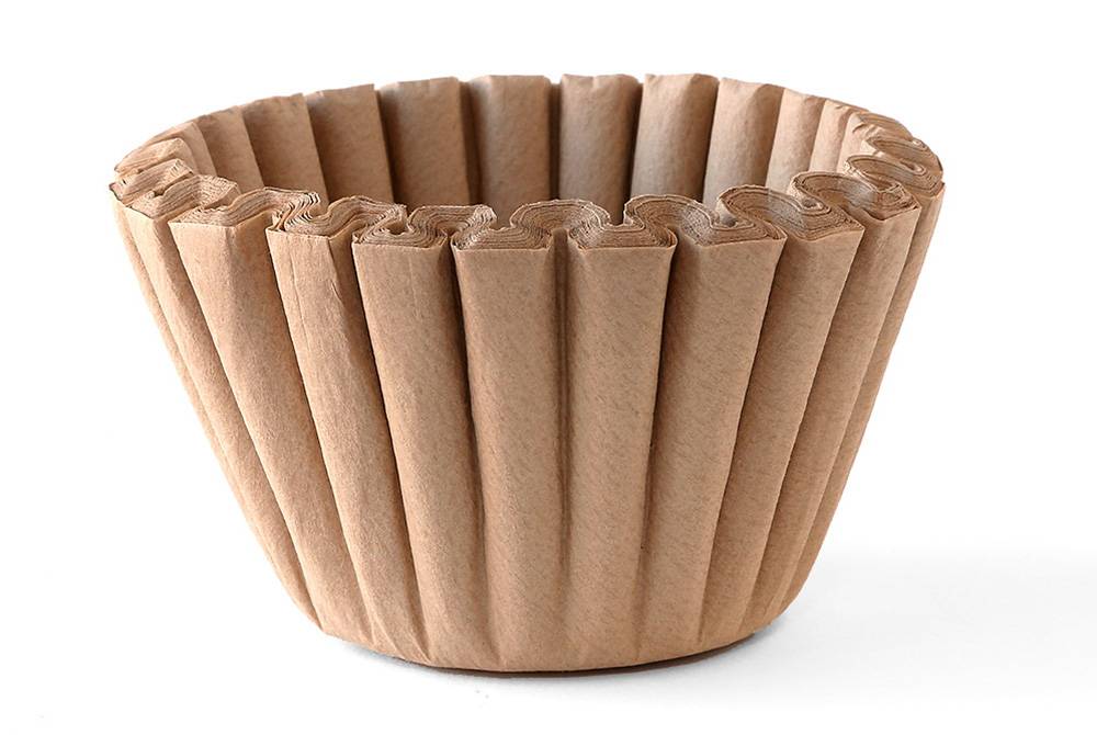 SARO Korbfilterpapier für Kaffeemaschinen, ungebleicht