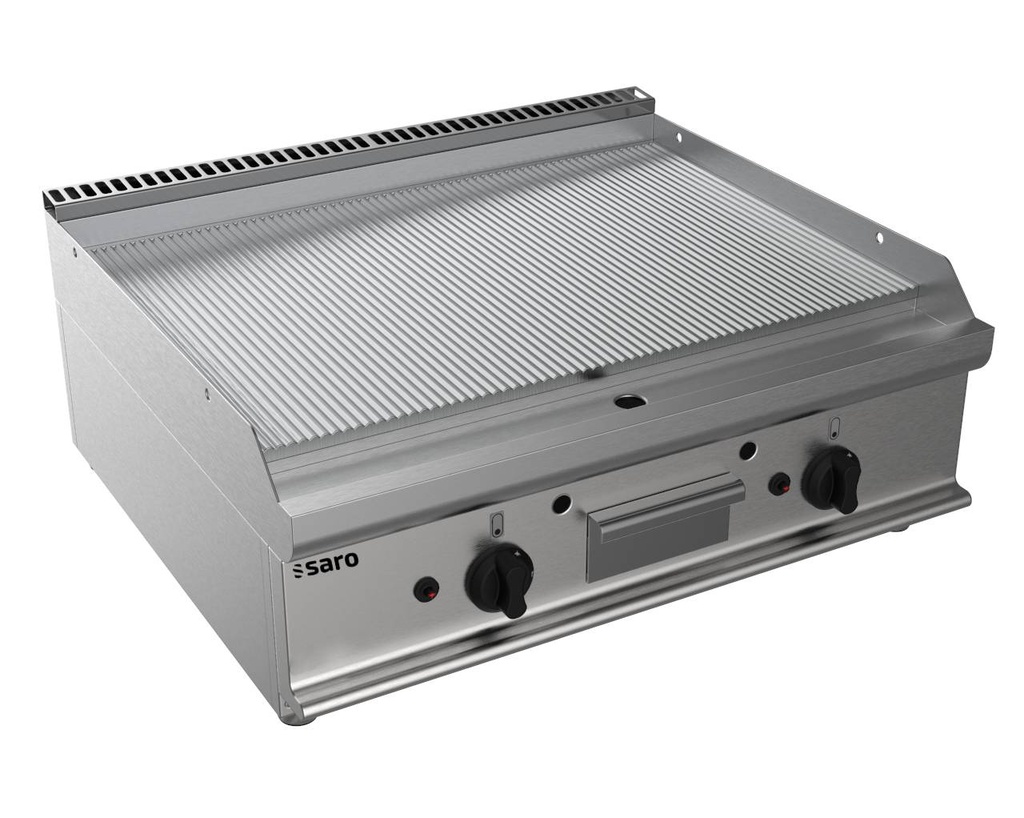 SARO Gas-Griddleplatte Tischmodell E7/KTG2BBR