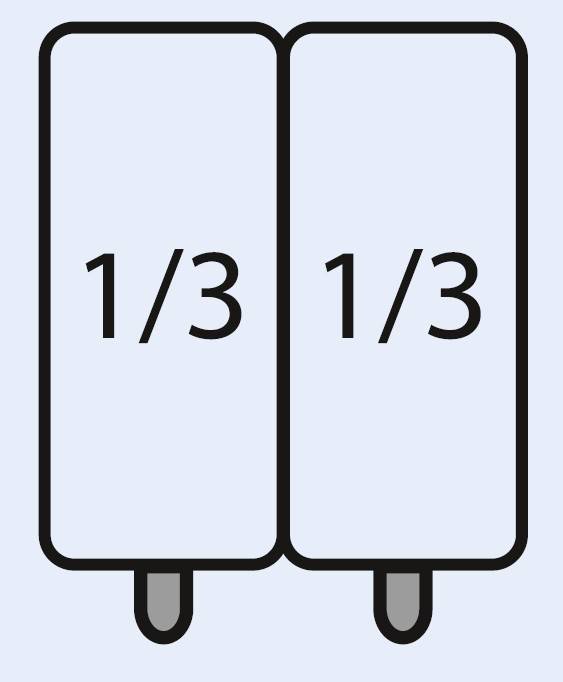 SARO E7/CPCEXC Nudelkorb-Set: 2 x 1/3 GN