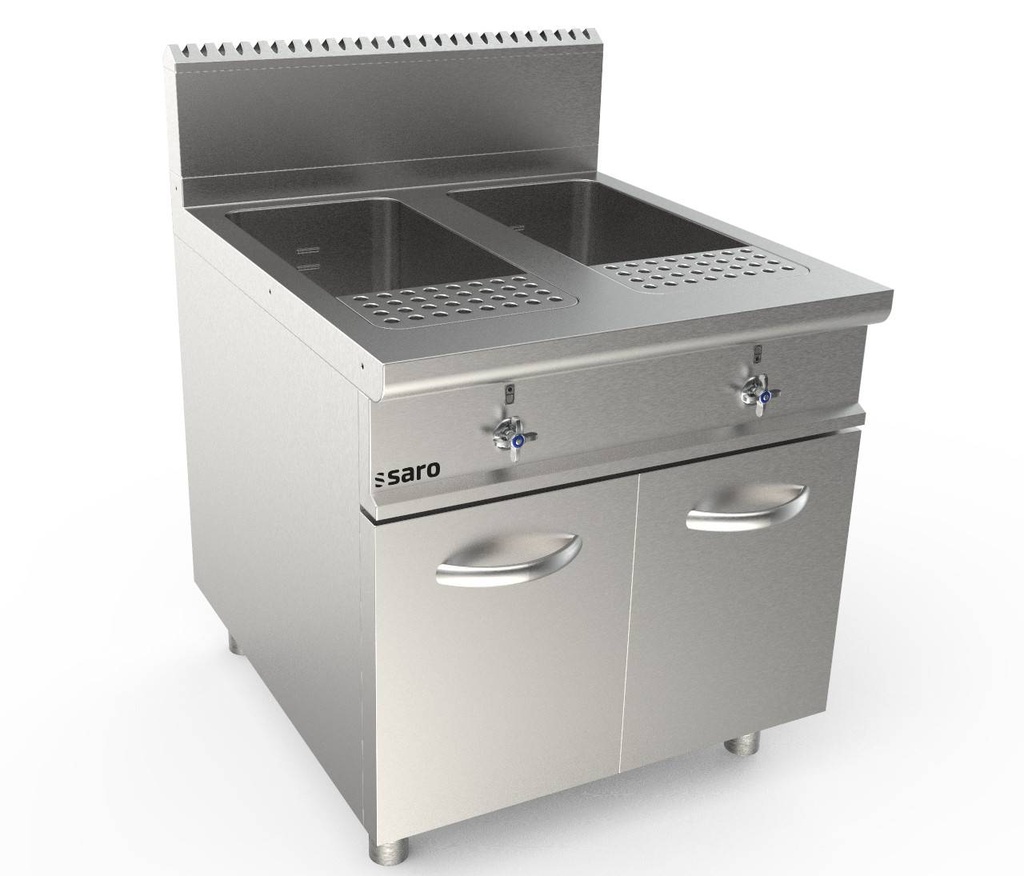 SARO Gasnudelkocher 2 x 40 Liter, Modell LQ/CPG2V80
