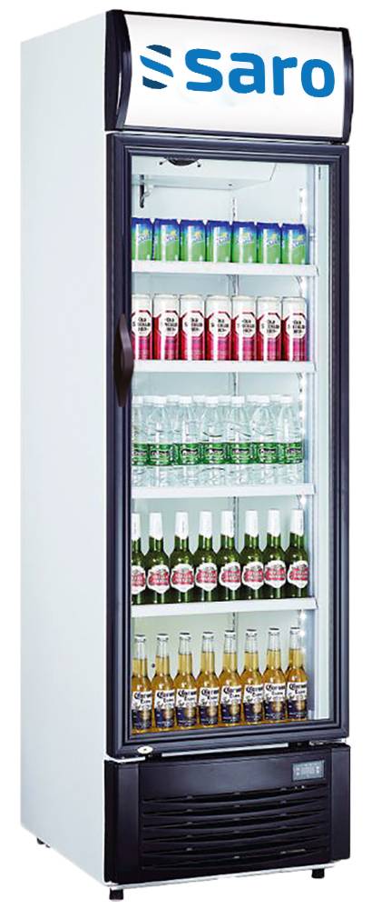 SARO Getränkekühlschrank, Werbetafel, Modell GTK 382