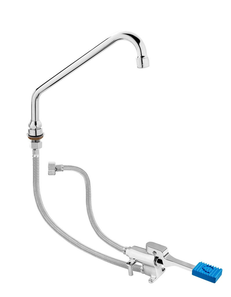 SARO Armatur, Fußpedal - Kaltwasser Set, Modell NICOLE