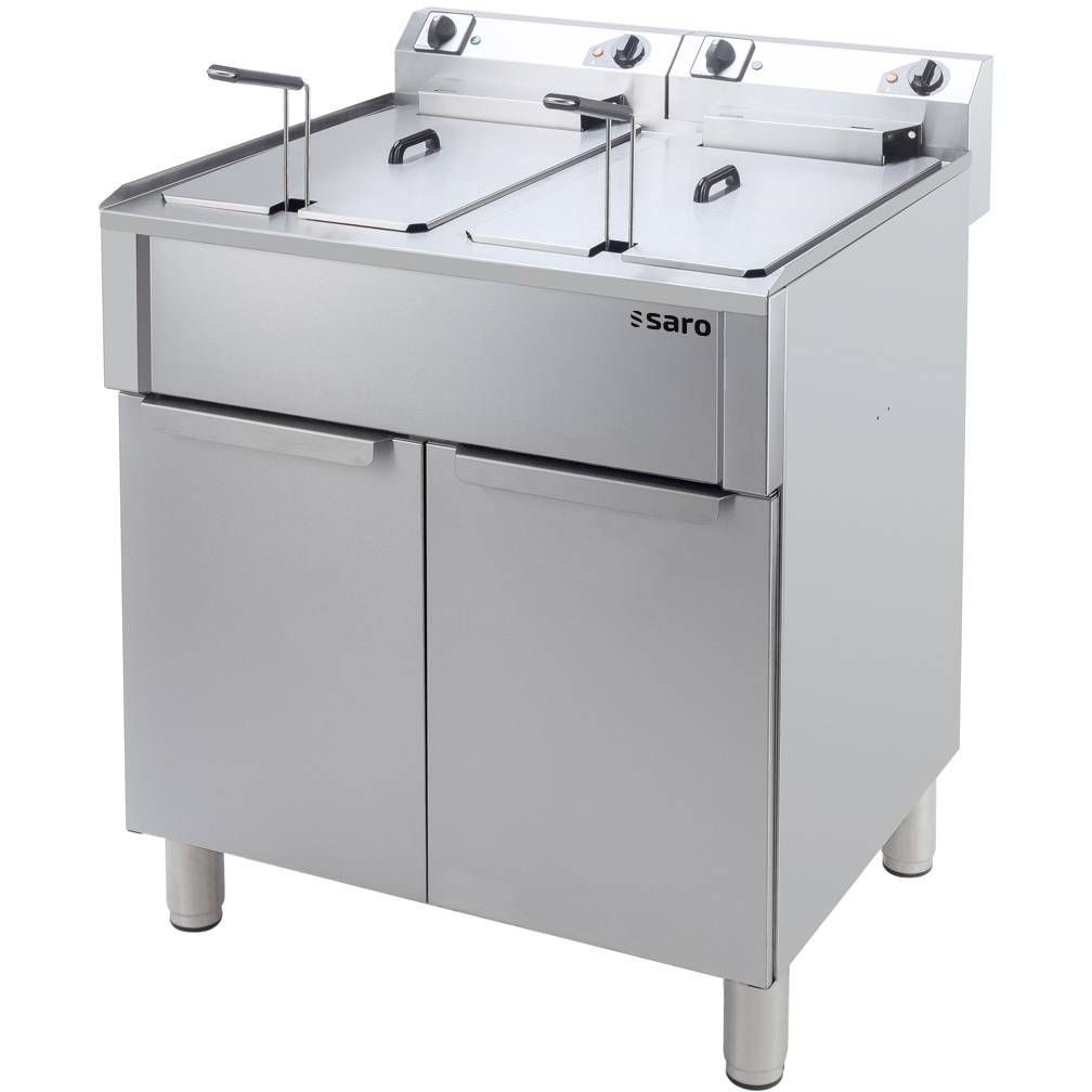 SARO Elektrofritteuse 20+20 Liter, Modell BRAGA