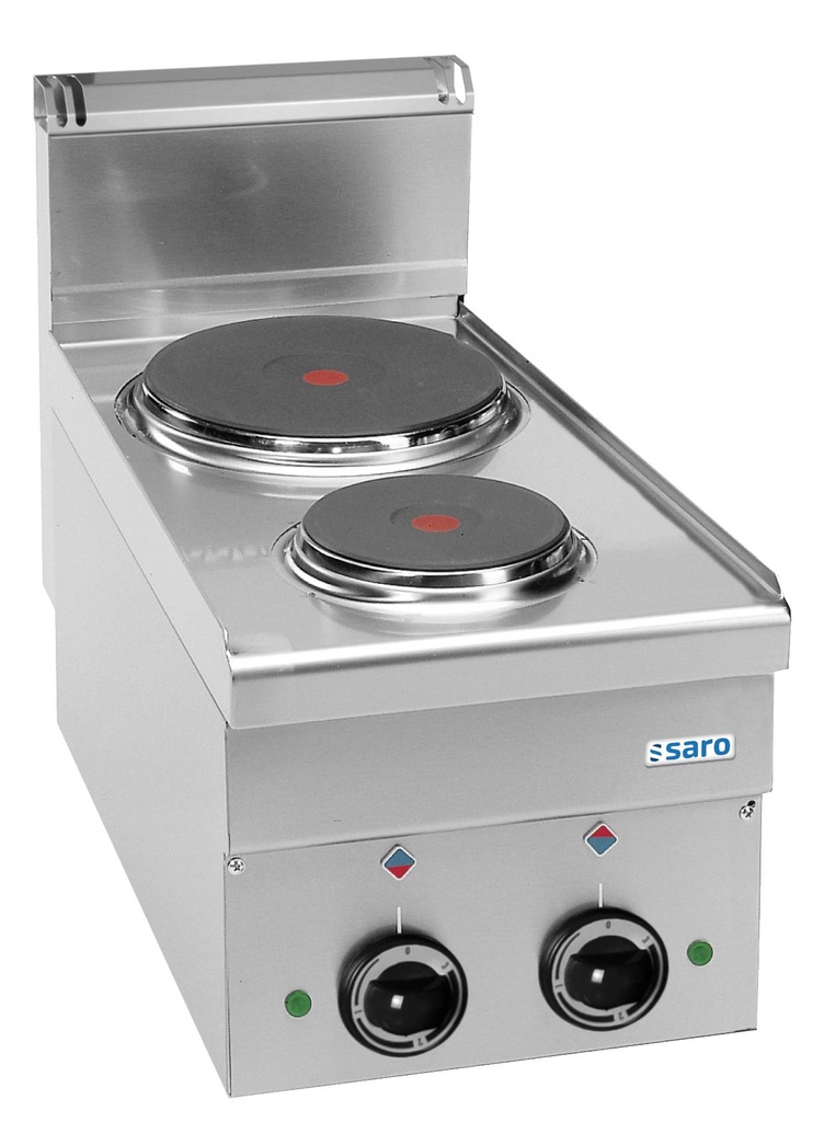 SARO Elektroherd, 2 Platten, Auftisch, 600 Line, E26