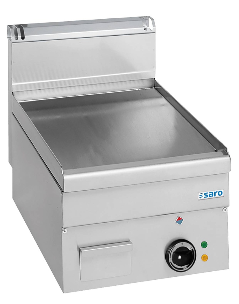 SARO Elektrogrillplatte, glatt, Aufti., 400x600, EFT46L