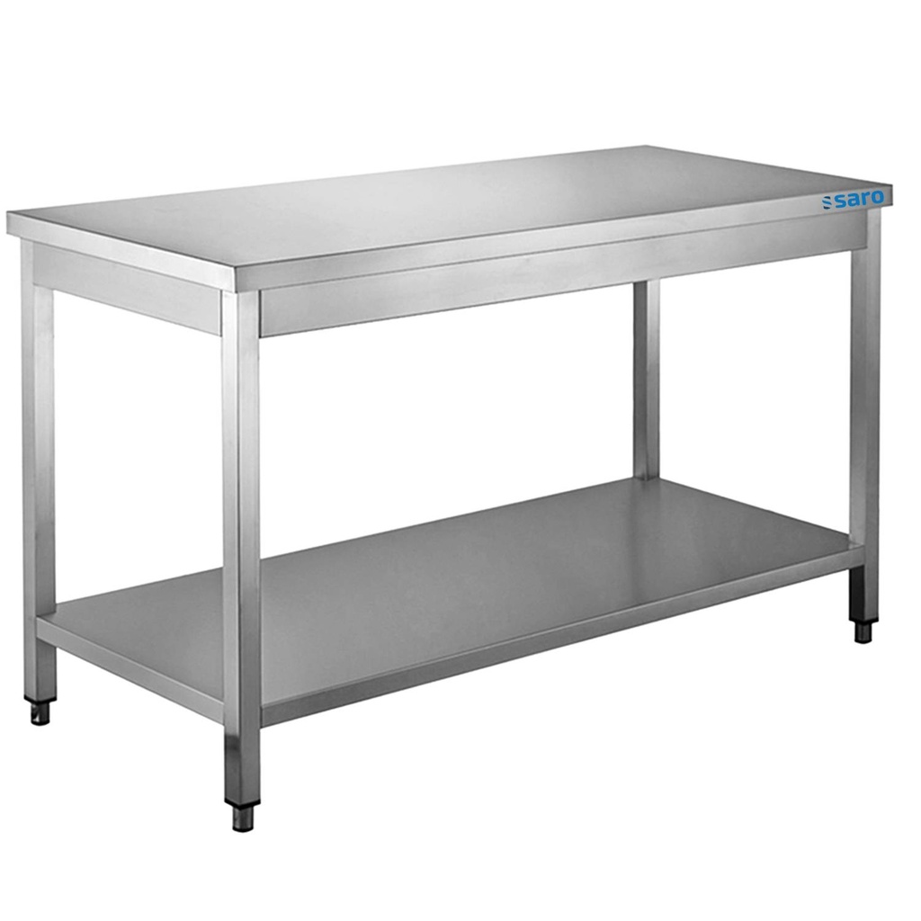 SARO Edelstahltisch, Unterblatt - B 600 x T 700 mm