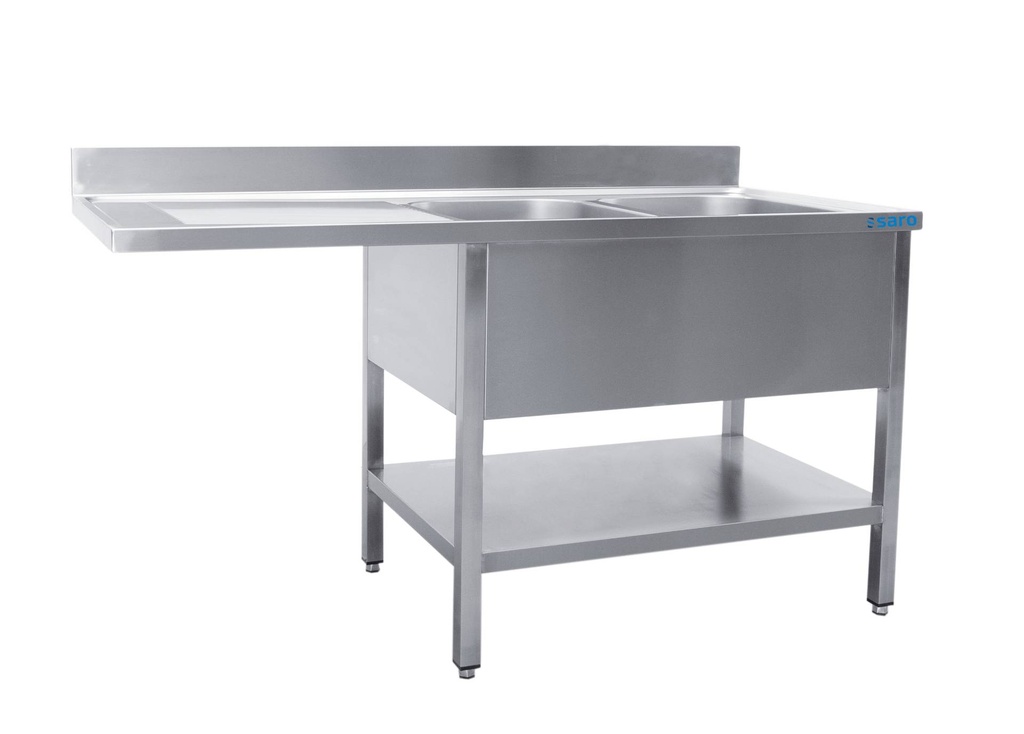 SARO Spülcenter 2 Becken, rechts - B 2000 x T 700 mm