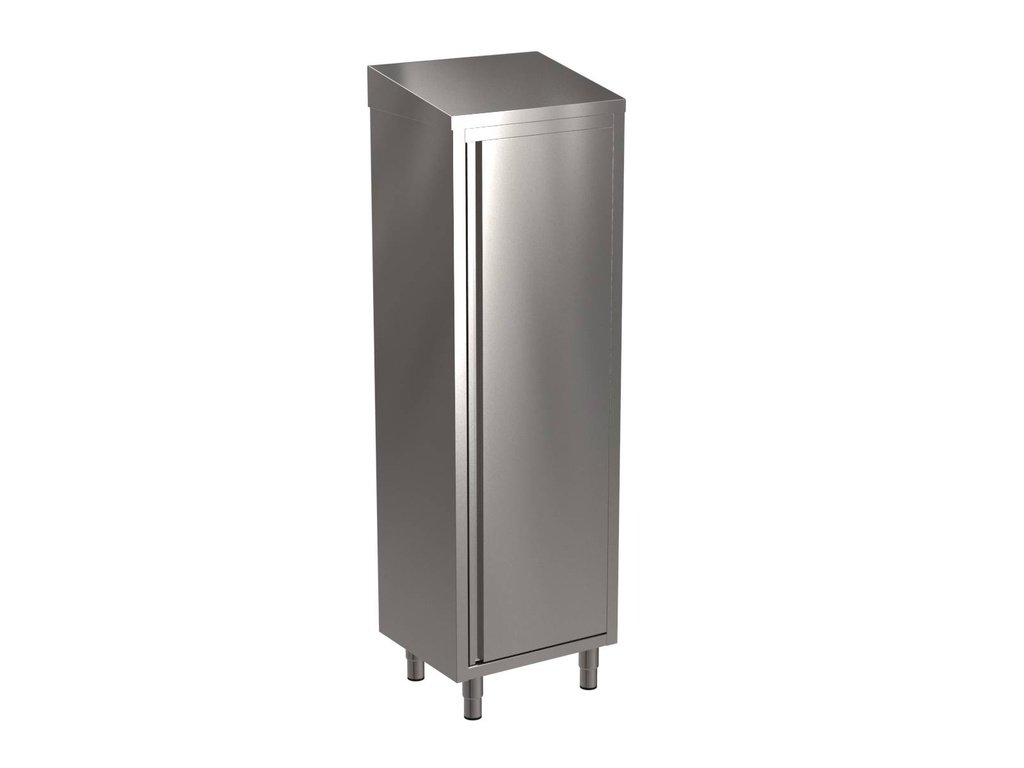 SARO Edelstahlhochschrank, schräges Dach, Breite 600mm