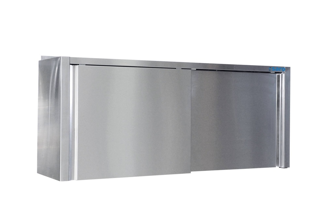 SARO Edelstahlhängeschrank - 400mm Tiefe, Breite 2000mm