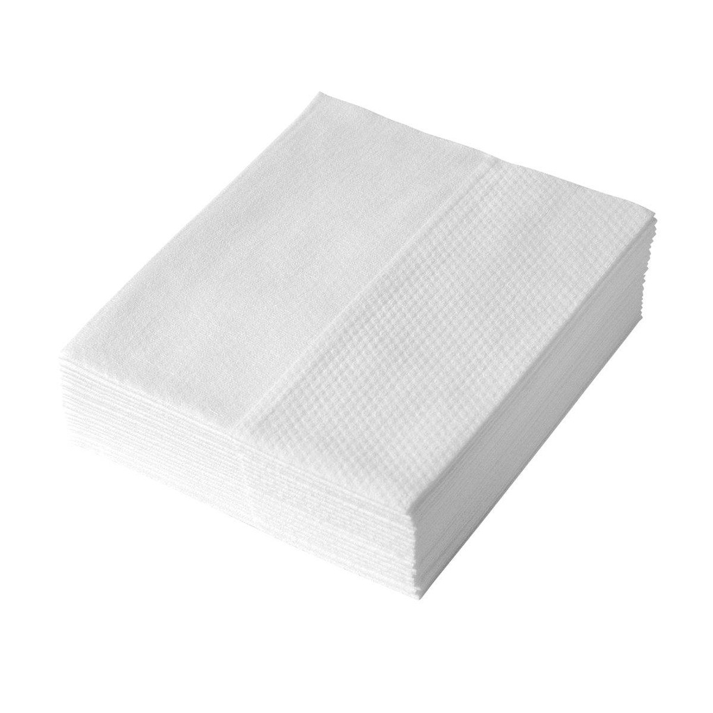 Wischtuch/Poliertuch "profix strong" 1- lagig, Z-Falz, 32 cm x 36 cm, weiß | 50 Tücher