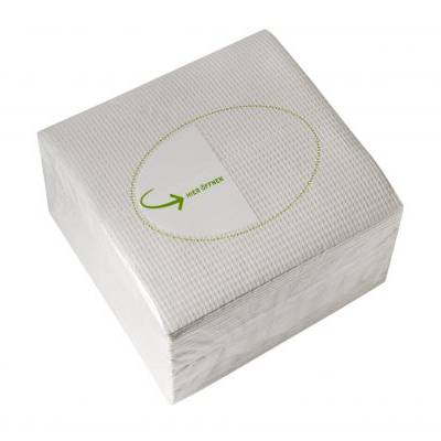 Einwegtuch/Wischtücher "profix Tissue" 3- lagig, 33 x 28 cm, weiß, z-Falz | 1000 Tücher