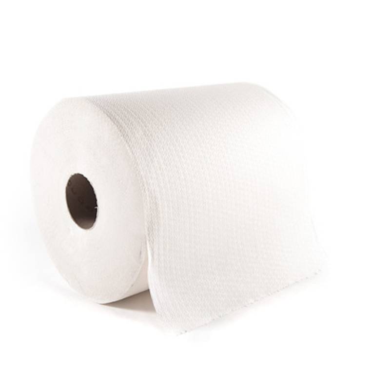 Papierhandtücher Putztuchrolle Außenabrollung 1-lagig, "wipe away Airlaid", Zellulose weiß, | 500 Blatt
