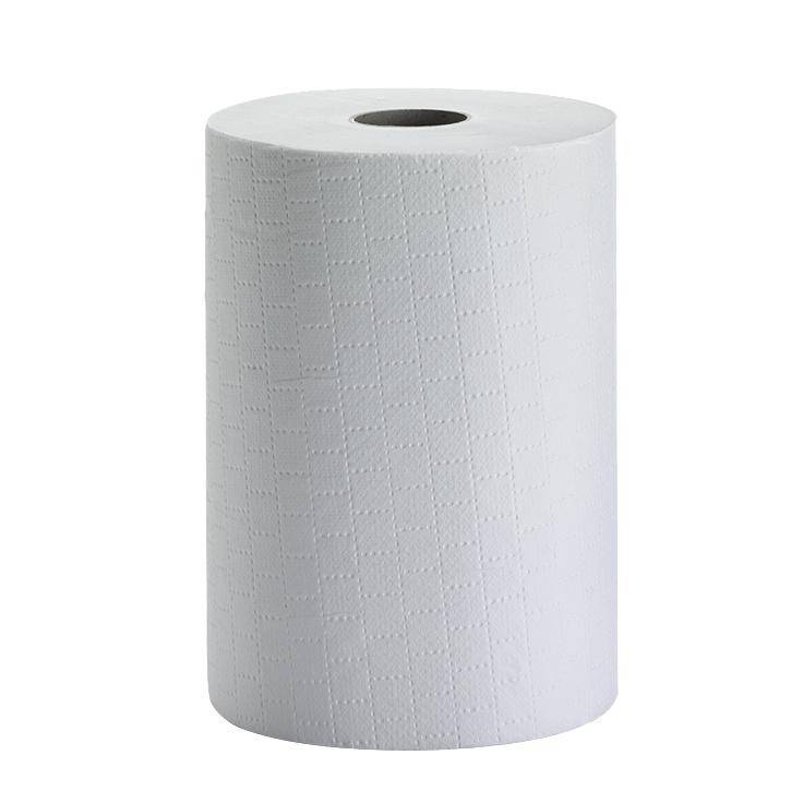 Papierhandtücher Rollenhadtücher Außenabrollung 2-lagig, Zellstoff weiß, 80 m, "Ewadry Premium" | 10 Rollen