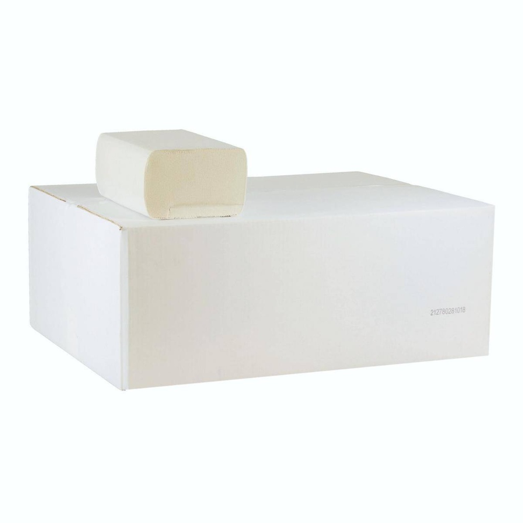 Papierhandtücher 2-lagig, 21,5 cm x 27,0 cm, Interfold, CEL-75 weiß | 3.060 Blatt/Karton