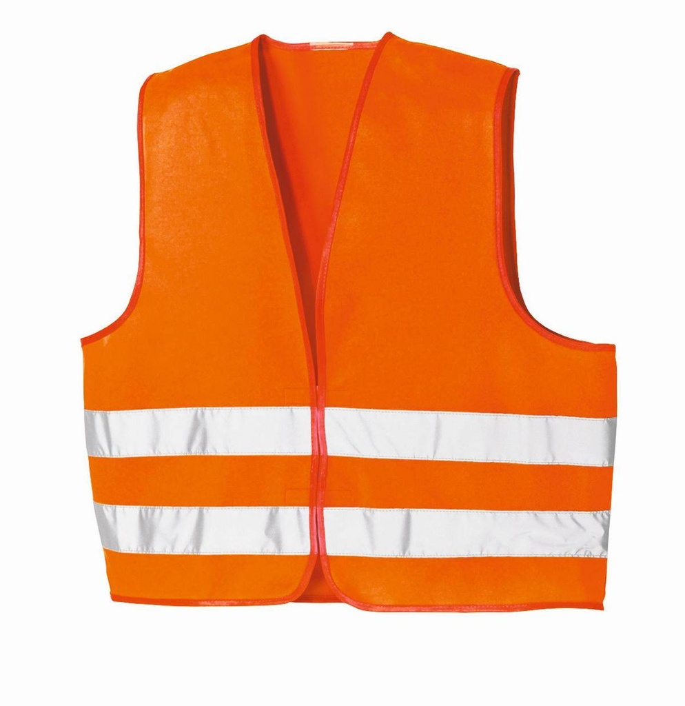 Warnweste aus 100% Polyester, Einheitsgröße XXL | leuchtorange