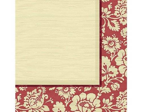 Dunilin Servietten 40 x 40 cm, 50 Stück/Pack | mit Motiv Amira bordeaux