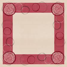 Dunicel-Mitteldecke 84 x 84 cm, unterverpackt | mit Motiv Orbit bordeaux