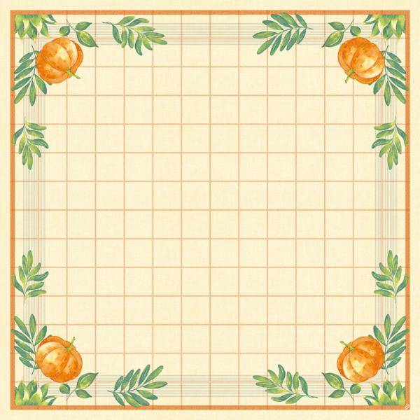 Dunicel-Mitteldecke 84 x 84 cm, nicht unterverpackt | mit Motiv Pumpkin Spice