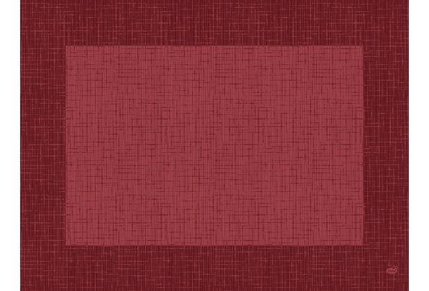 Tischsets Dunicel 30 x 40 cm, Linnea (Leinen-look mit Bordüre) | 100 Stück | Bordeaux