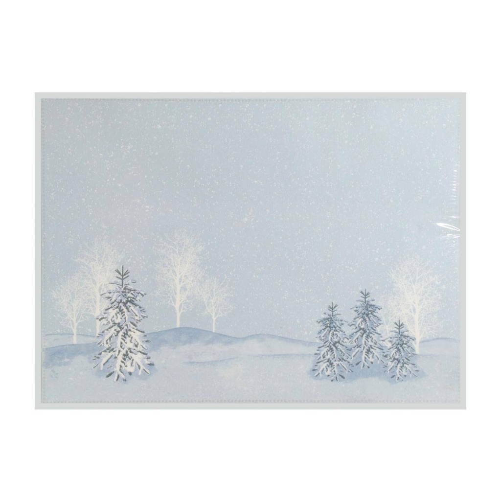 Tischsets Dunicel 30 x 40 cm, 100 Stück | mit Motiv Winter Mornings