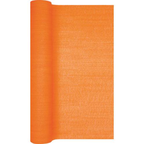 HOME FASHION Tischläufer Airlaid 0,40 m x 4,90 m | Uni orange