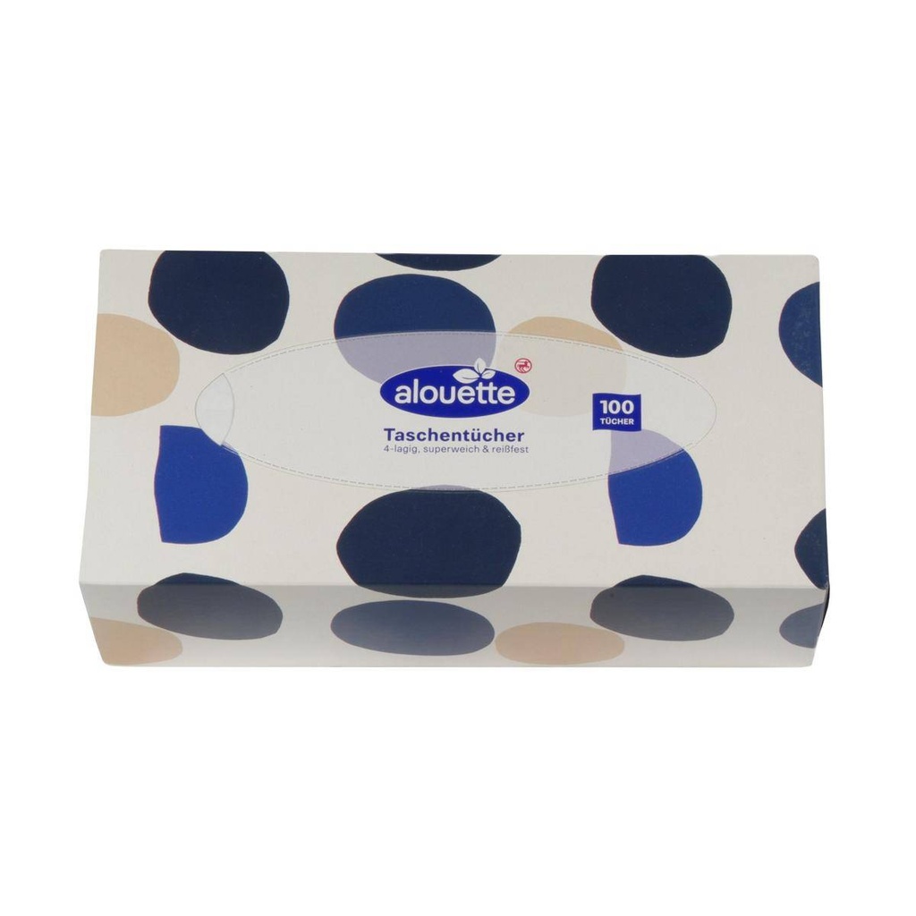 Taschentücher, 4-lagig | 100 Stück/Box