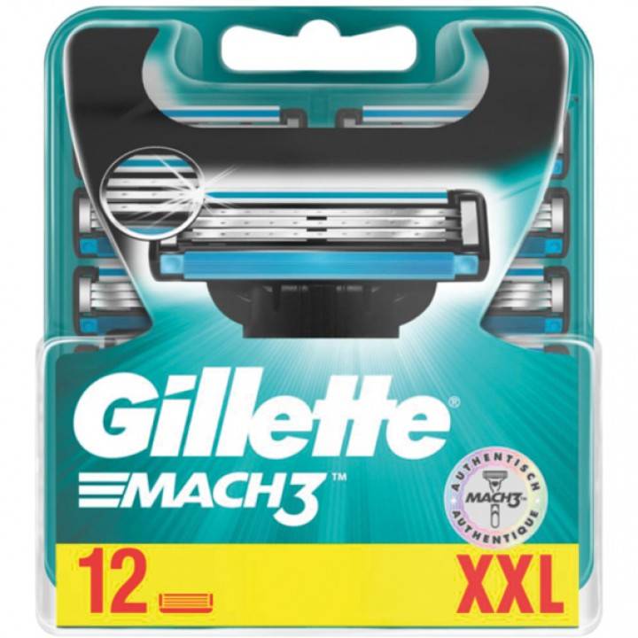 Gillette Mach3 Rasierklingen | 12er Pack