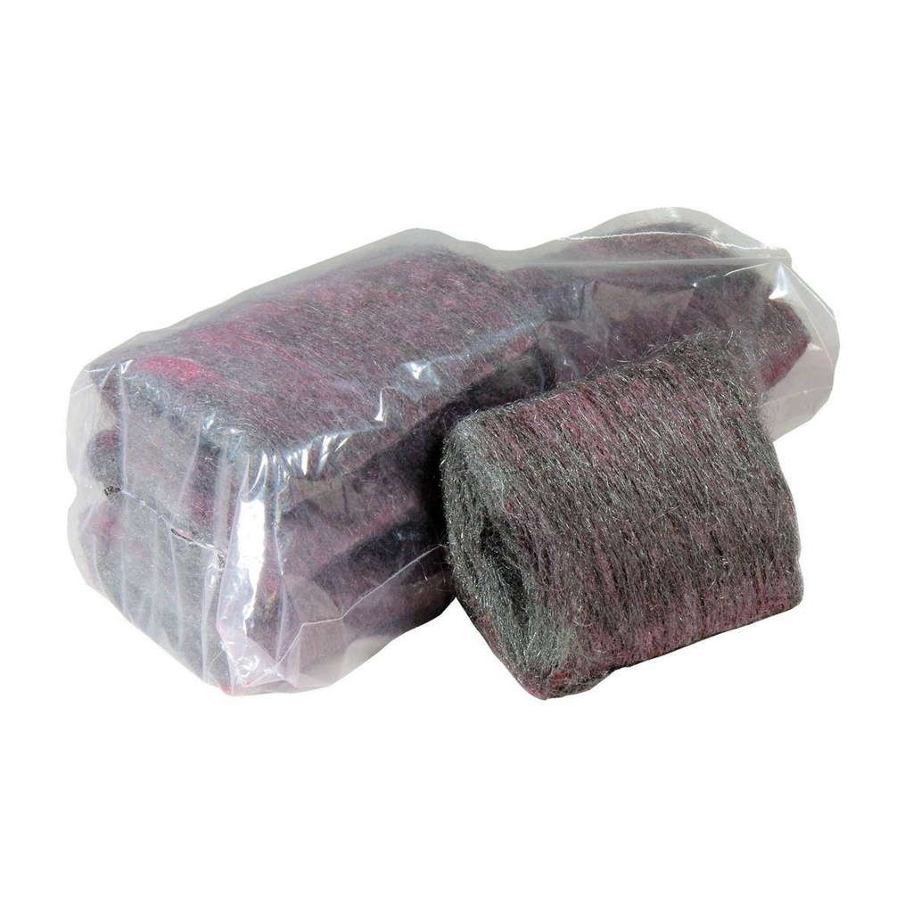 Topfreiniger, Seifen-Pads groß 90 x 70 x 22 mm, verseifte Stahlwolle | 6 Stück