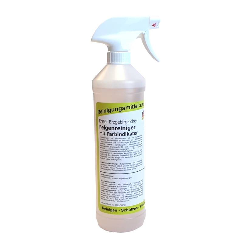 Erster Erzgebirgischer Felgenreiniger mit Farbindikator | 750 ml