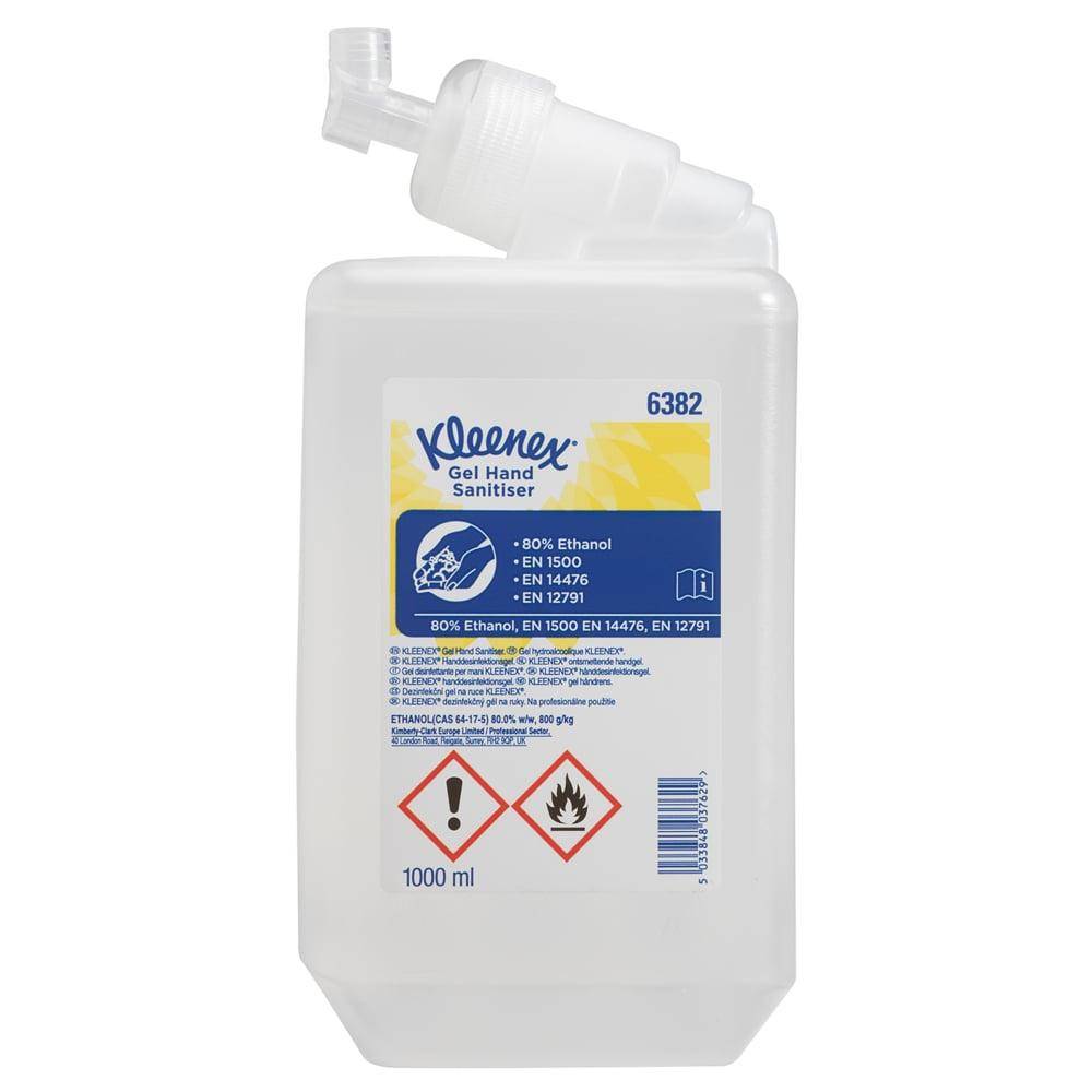 Kleenex® Handdesinfektionsgel | 6 x 1-Liter Patrone