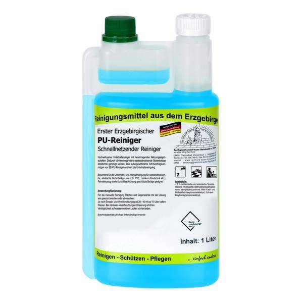 Erster Erzgebirgischer PU-Reiniger | 1 Liter Dosierflasche