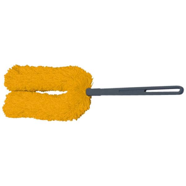 Gabelmop Vermop mit Franze, U-Form, gelb mit Handgriff | mit Stiel