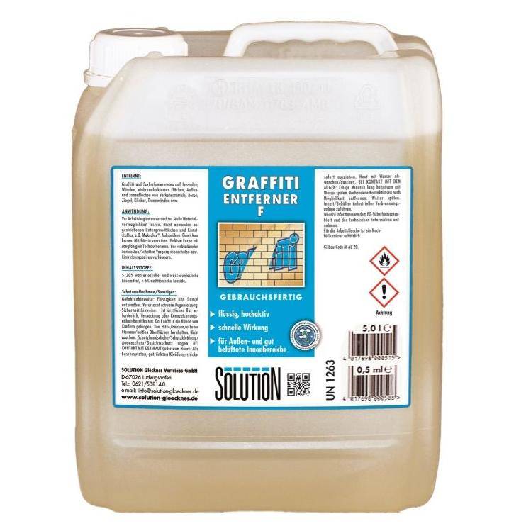 Graffitientferner F | 5 Liter