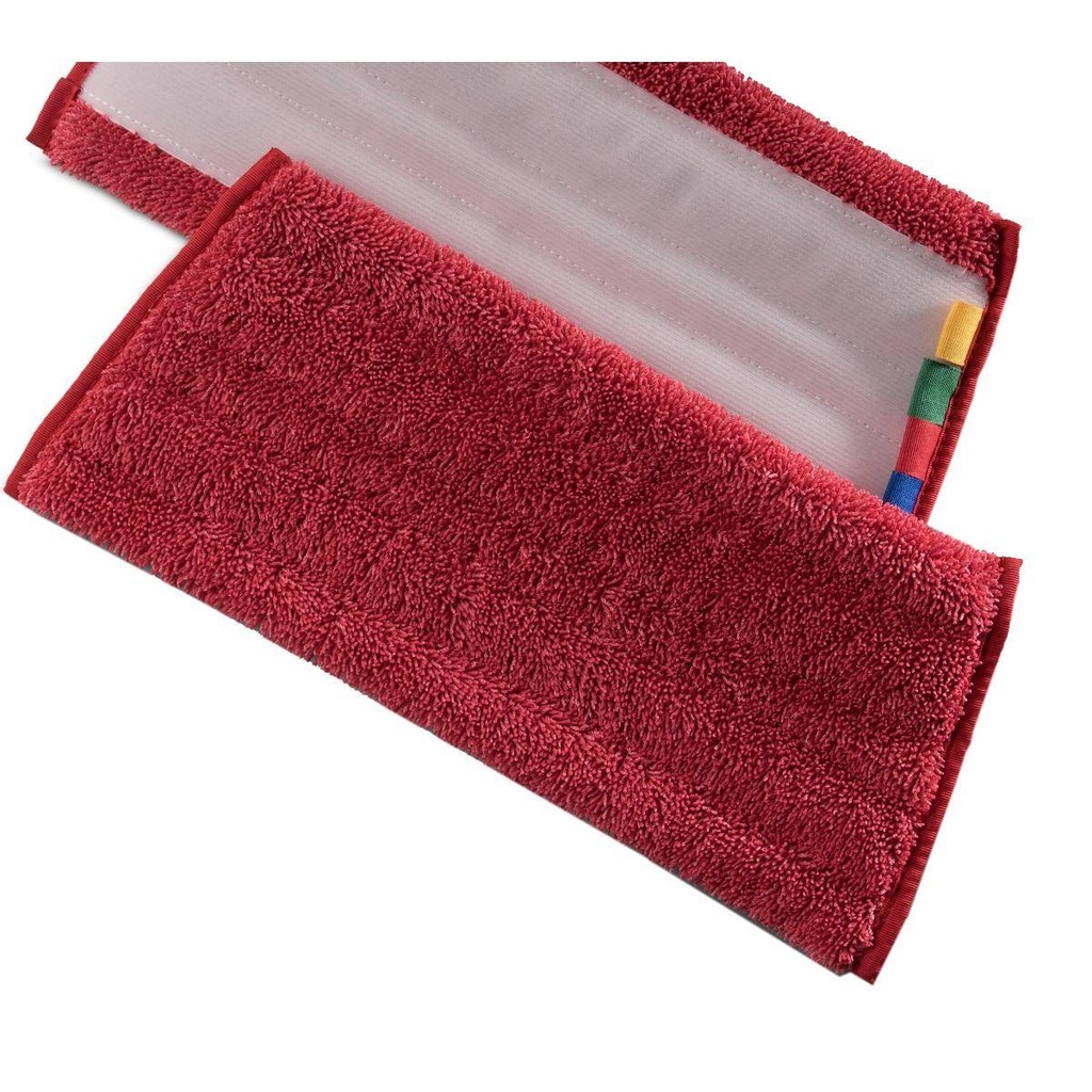 Mikrofaser-Klettmopp "SPEED", rot | 40 cm